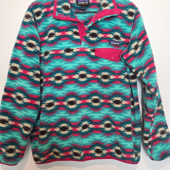 PATAGONIA Synchilla Snap-T Fleece Pullover Sweater in Wild Desert Green - Picture 7 of 9